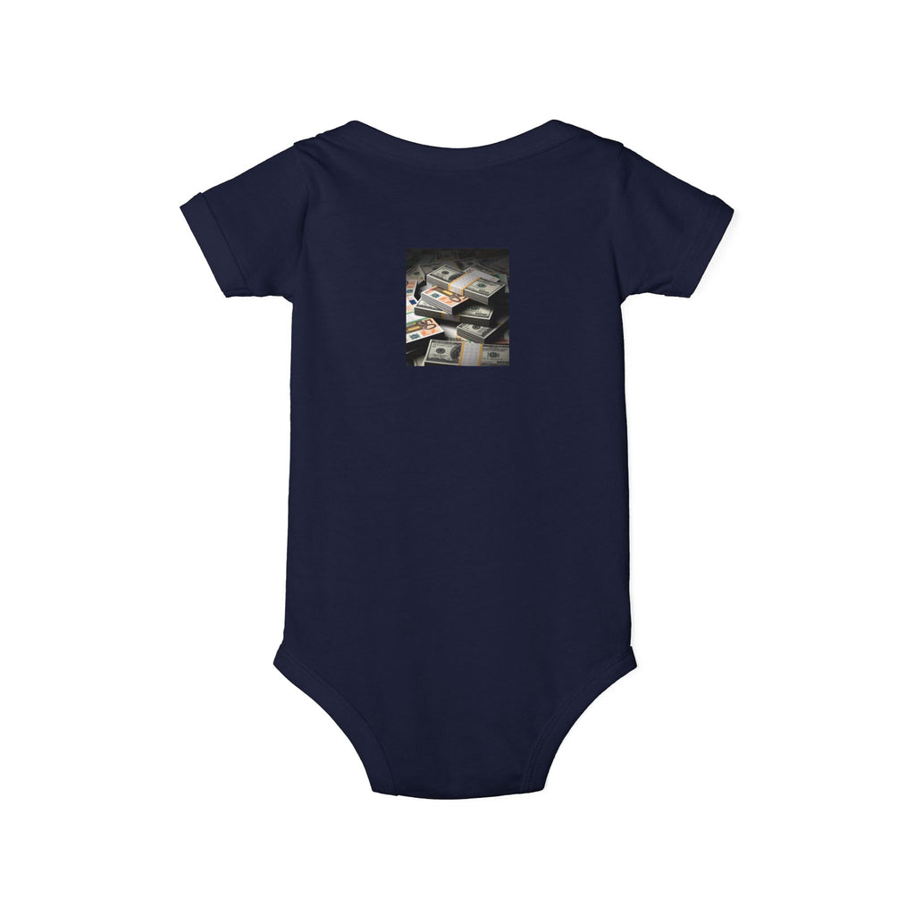 Stack Of Cash Infant Onesie | Baby Bodysuit Photography Print