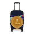 Litecoin Crypto Coin Suitcase | Luggage with Cryptocurrency Design