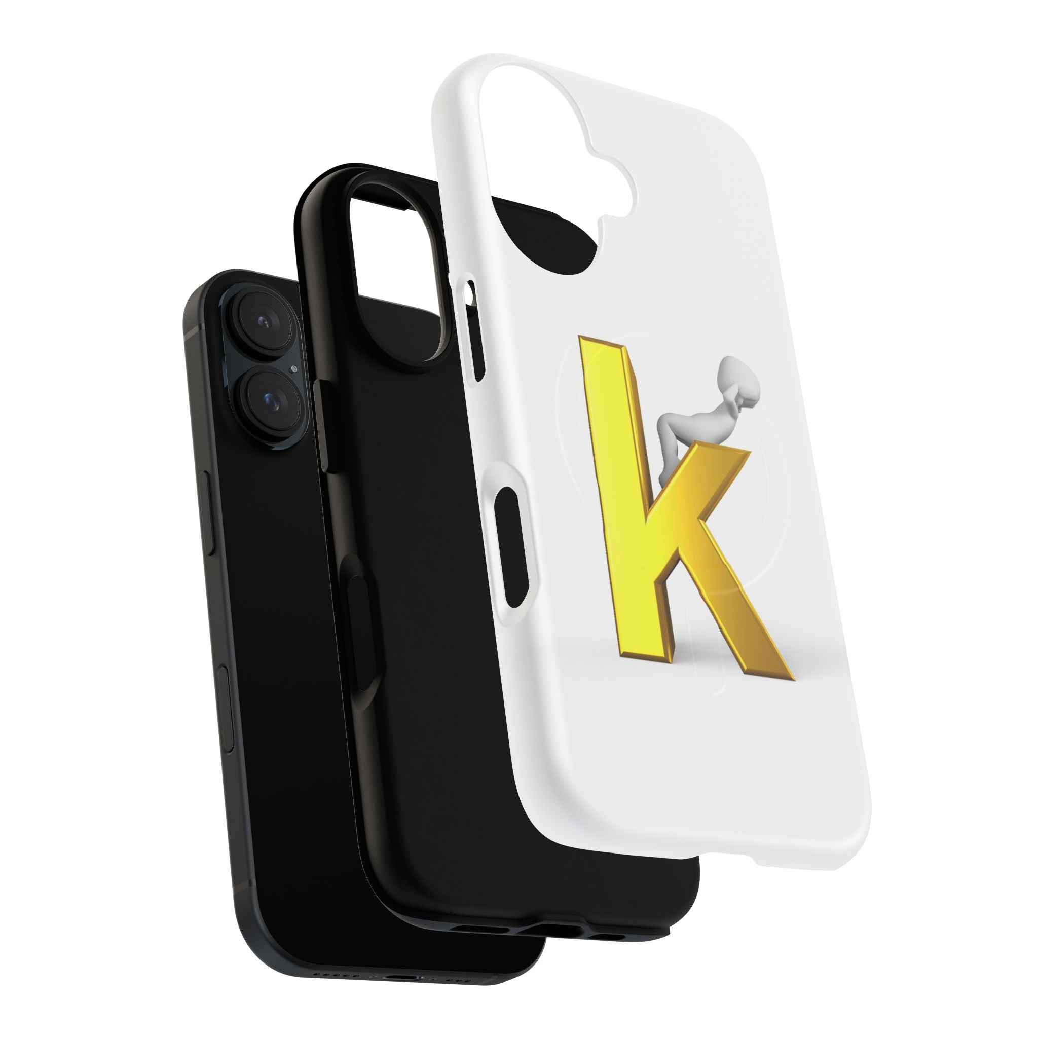 Letter K Logo Phone Case | Tough Magnetic Case, Initial Monogram