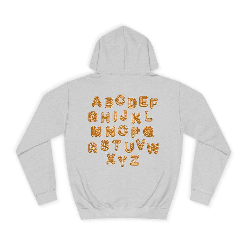 Cookie Alphabet Hoodie | Letters A to Z Cookie Font Sweatshirt
