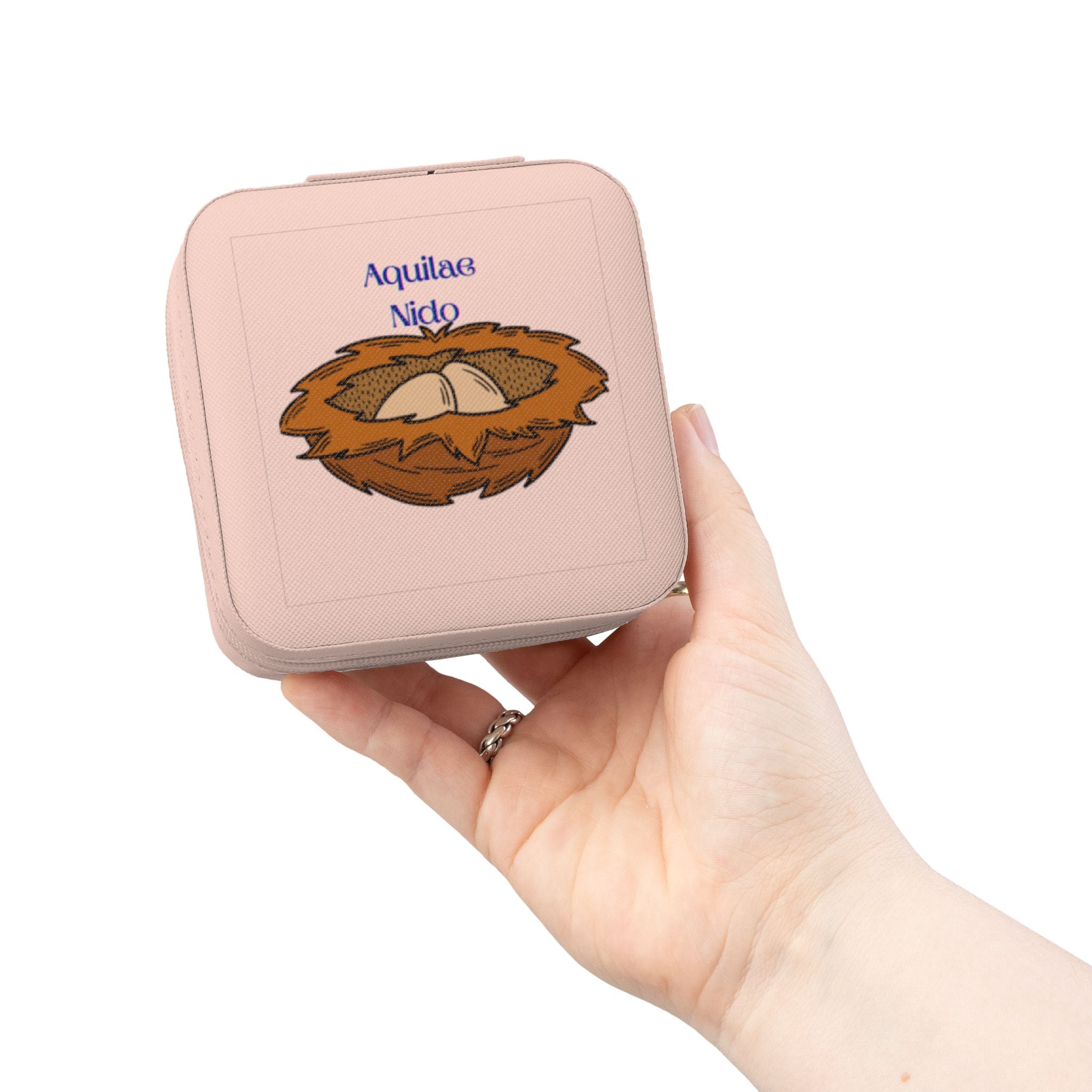 Boîte à Bijoux de Voyage Illustration Nid d'Aigle | Organisateur Compact Zodiaque