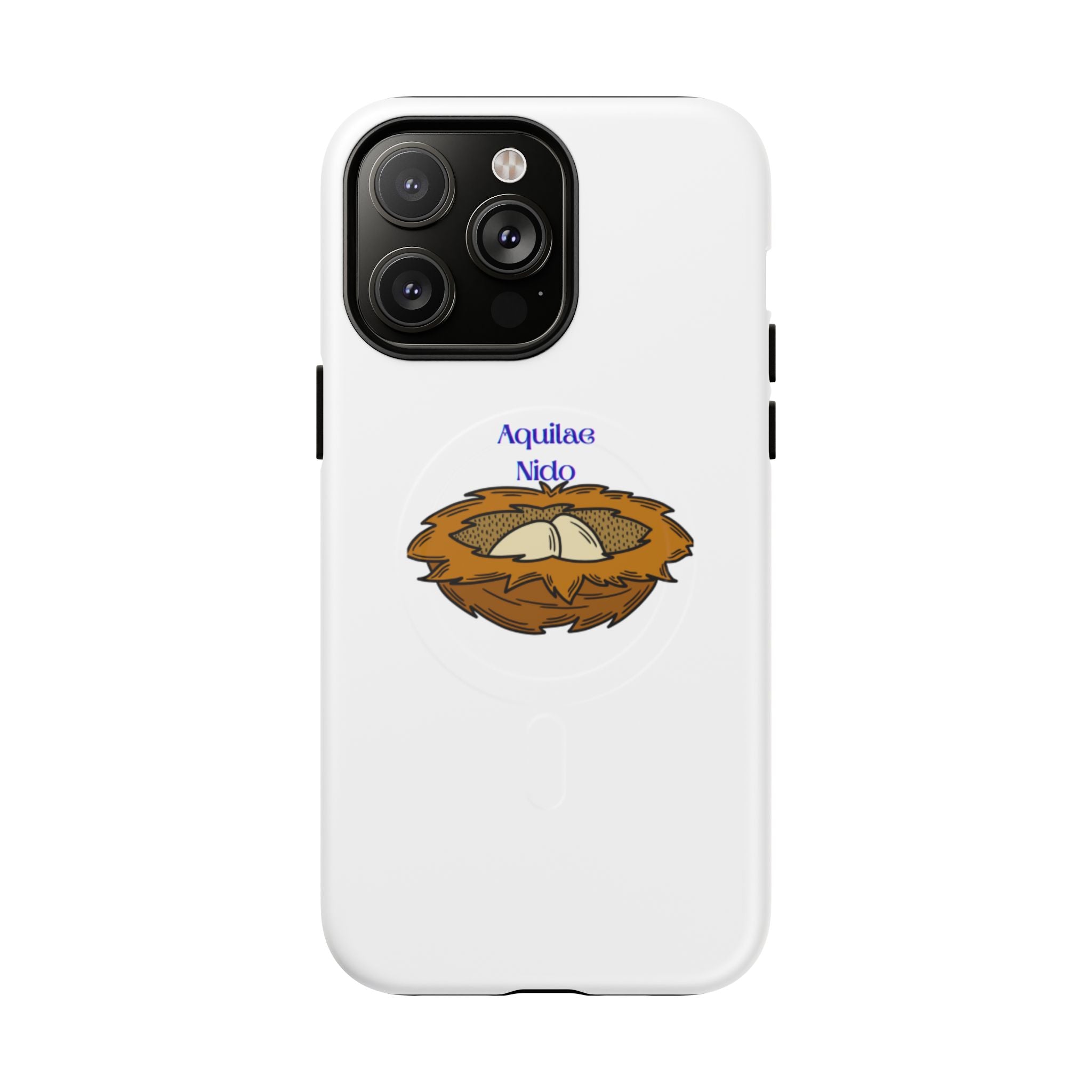 Coque de téléphone illustration nid d'oiseau | Coque magnétique robuste