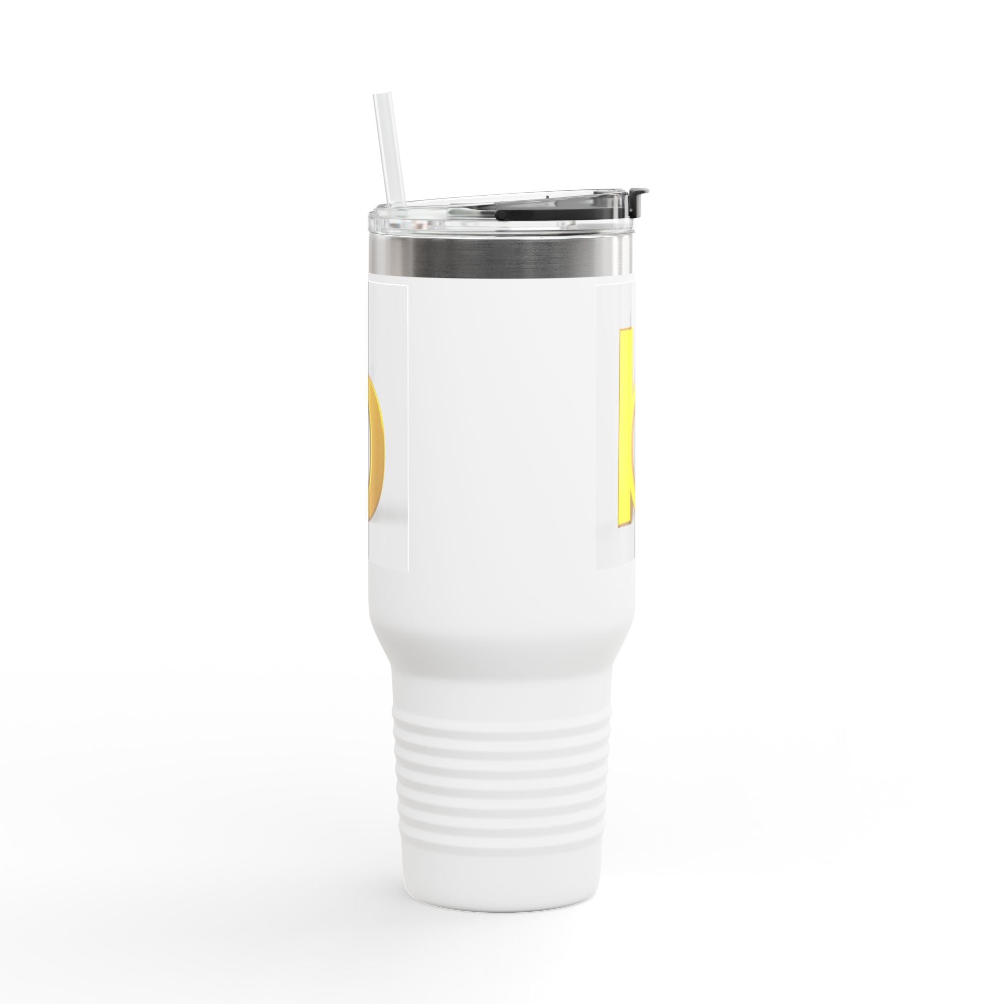 Mug de Voyage Lettre B 3D Dorée | Gobelet Isotherme 40oz avec Poignée