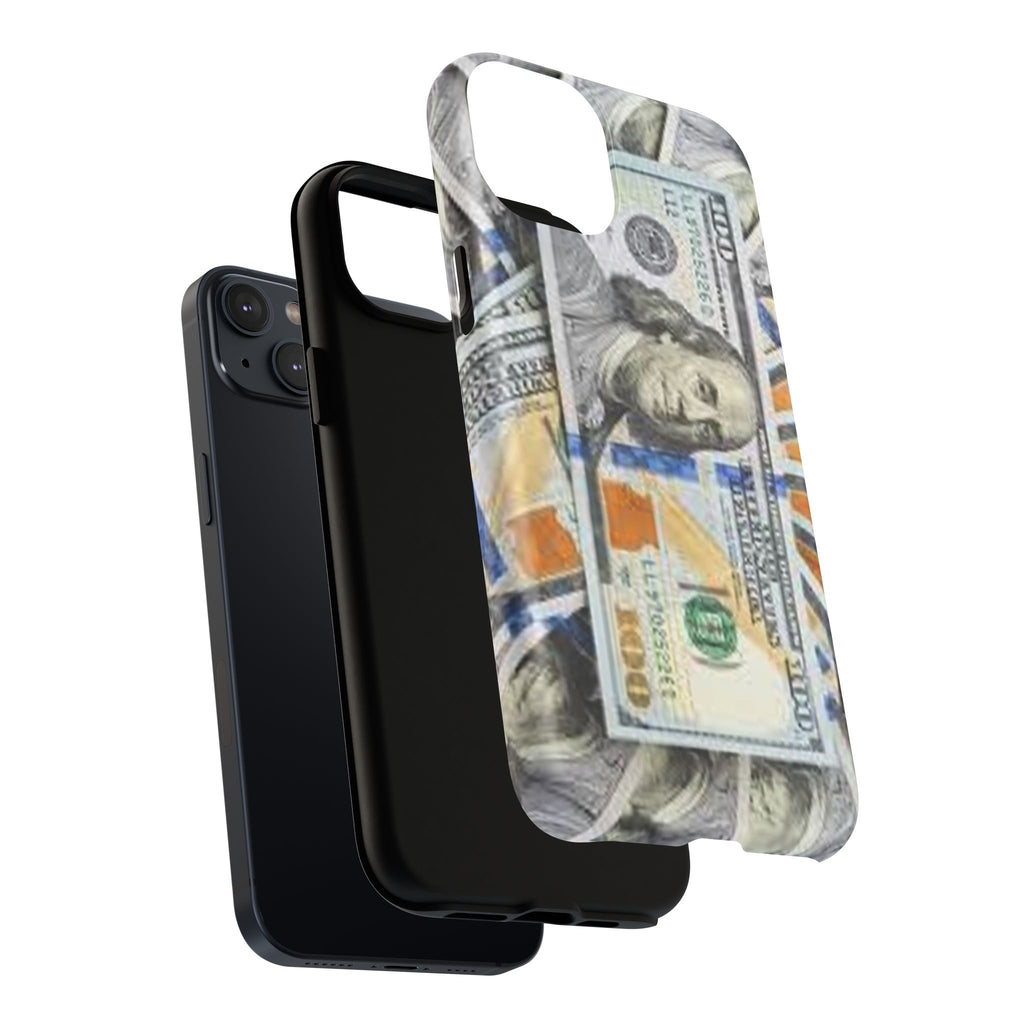 Hundred Dollar Bills Phone Case | Tough Magnetic Case, Money Pattern