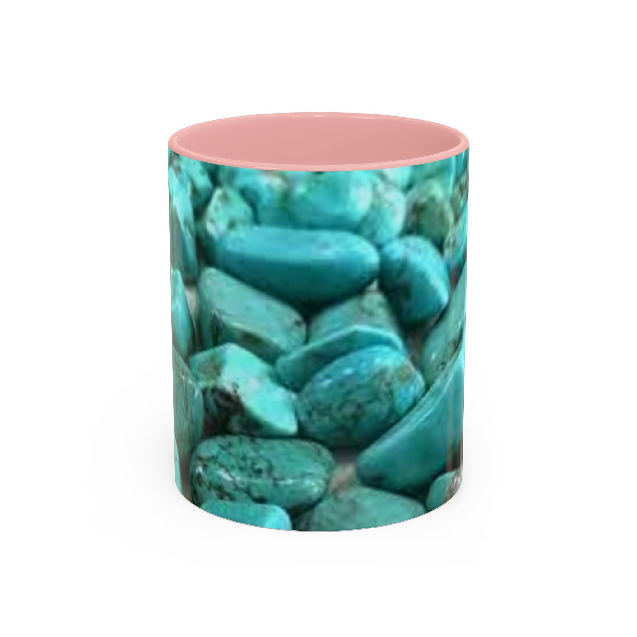 Turquoise Gemstones Accent Coffee Mug | 11oz 15oz