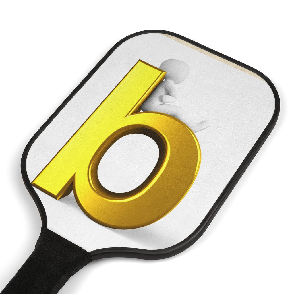 Yellow B Letter Pickleball Paddle Kit | Pickleball Kit, Balls