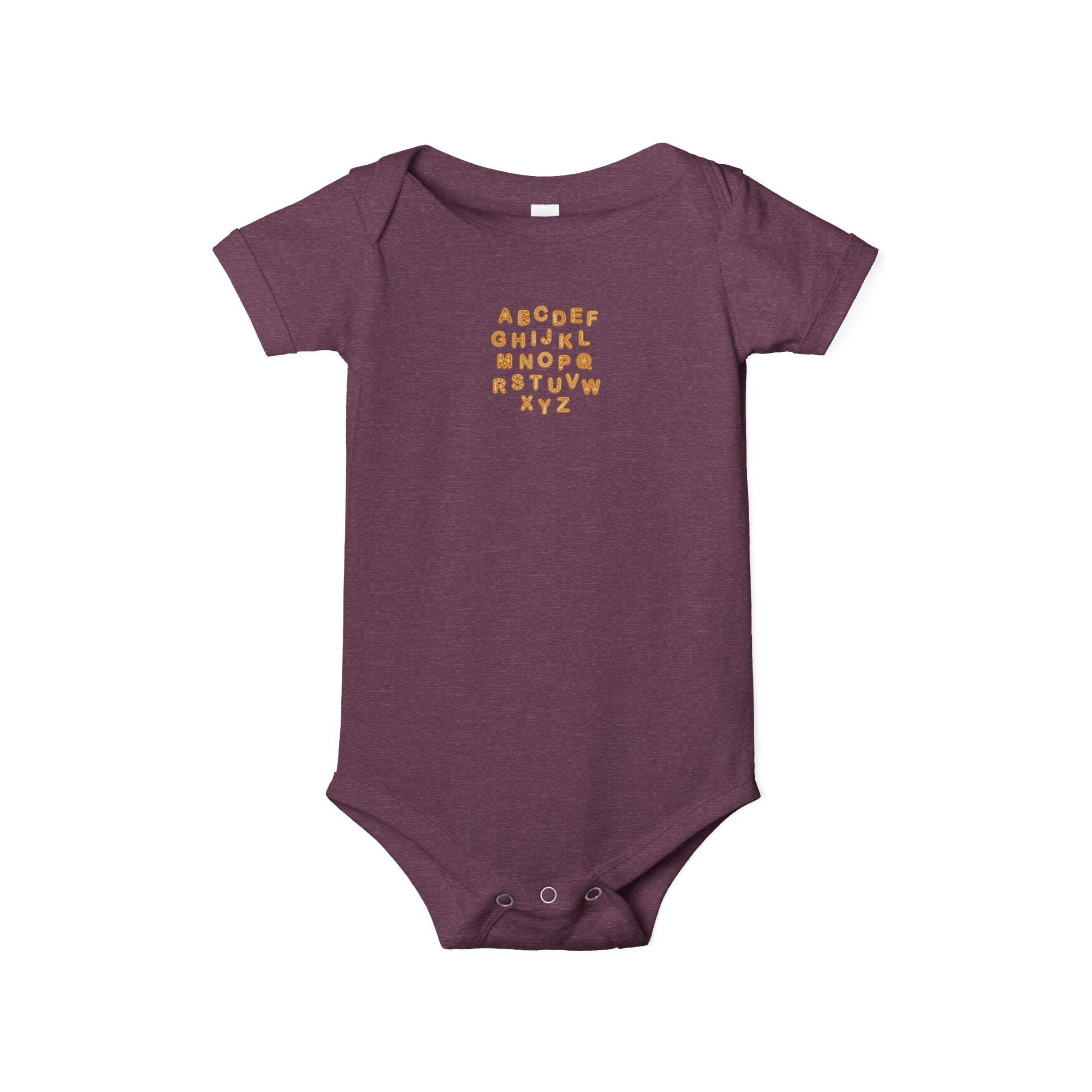 Body de bébé alphabétique manuscrit | Grenouillère