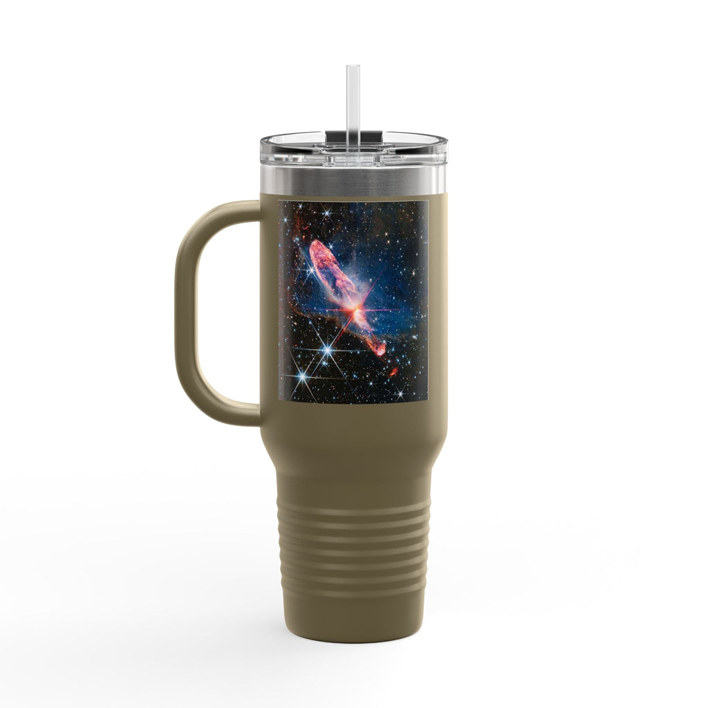 Cosmic Nebula with Stars 40oz Travel Mug | Space Galaxy Insulated Tumbler