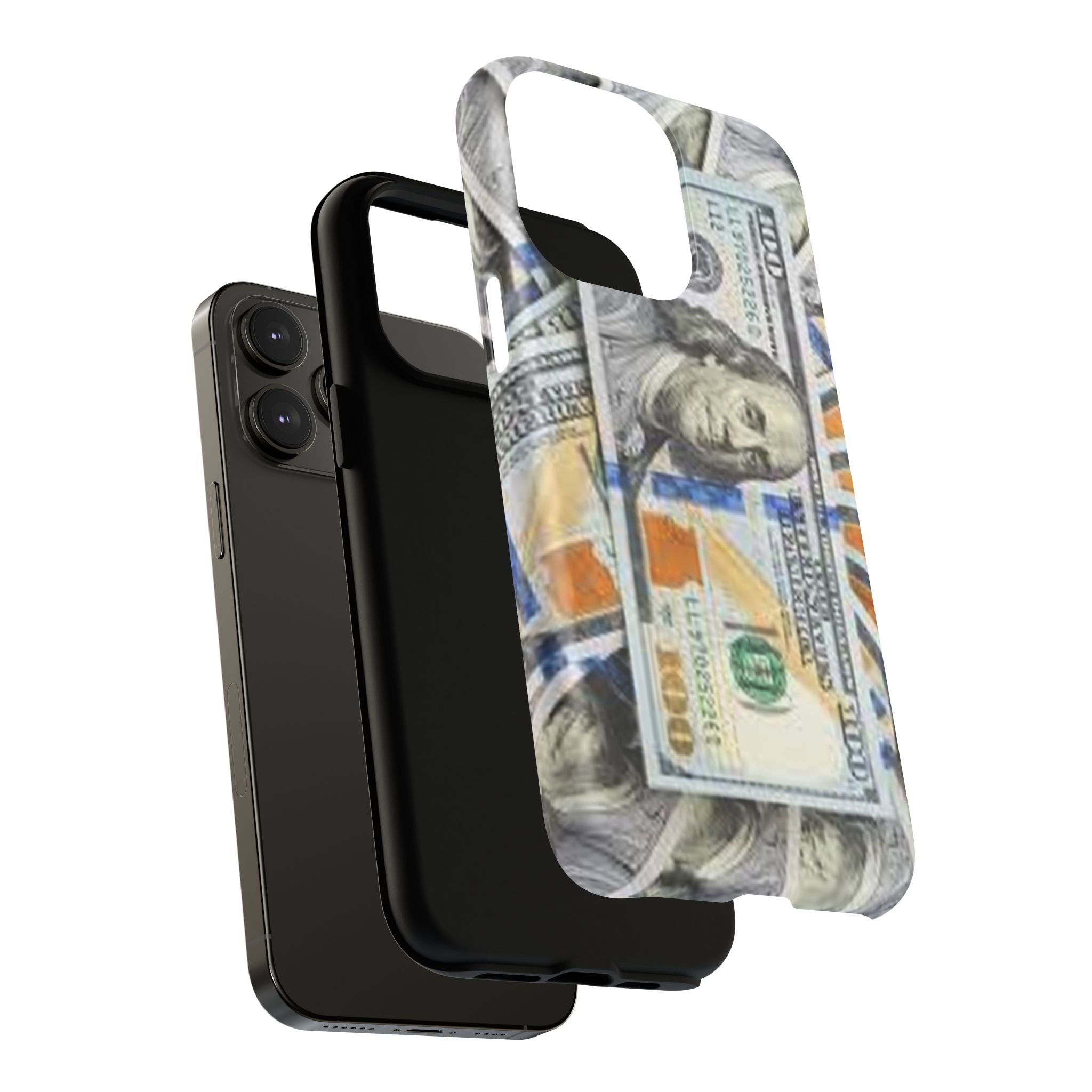 Hundred Dollar Bills Phone Case | Tough Magnetic Case, Money Pattern