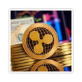 Ripple Crypto Coin Sticker | Kiss-Cut Sticker, Cryptocurrency Design