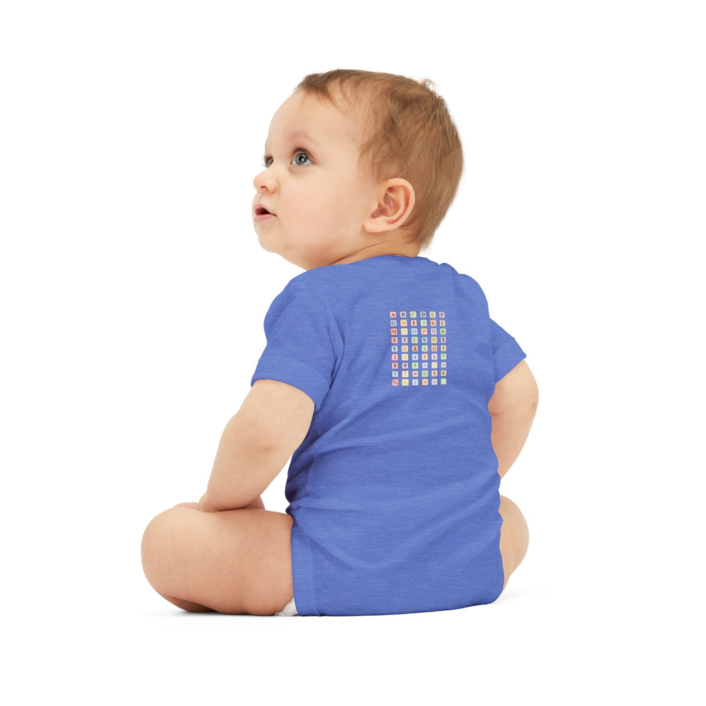 Colorful Alphabet Grid Infant One Piece | Baby Bodysuit