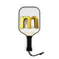 Gold Letter M Pickleball Paddle