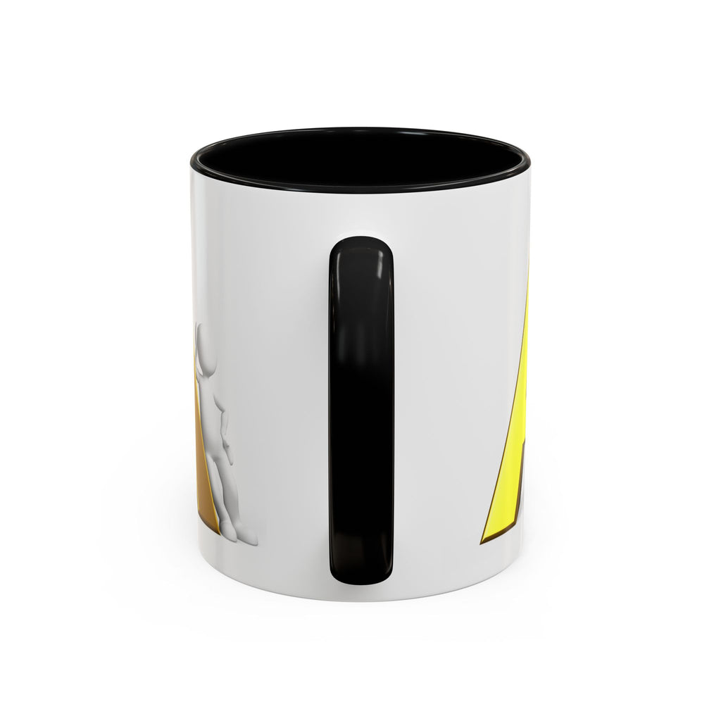 Gold Buchstabe A Tasse mit Initialen | Monogramm Buchstabe A Tasse