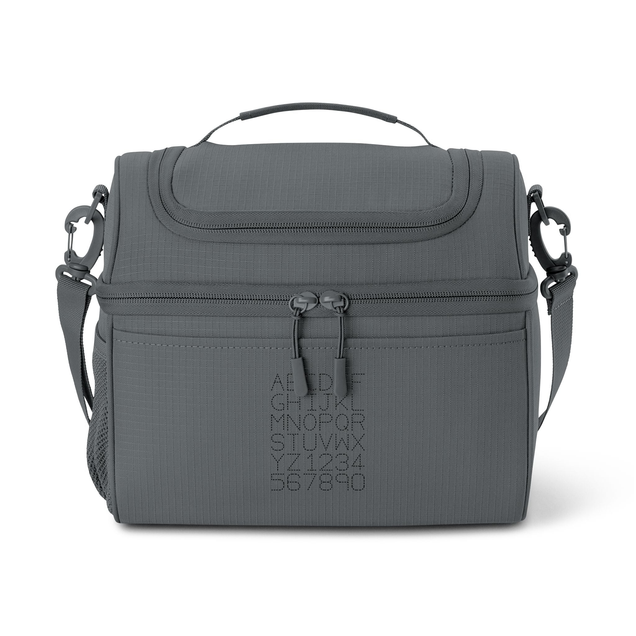 Sac isotherme à lettres pointillés | Sac à déjeuner, glacière portable pour le travail et les voyages