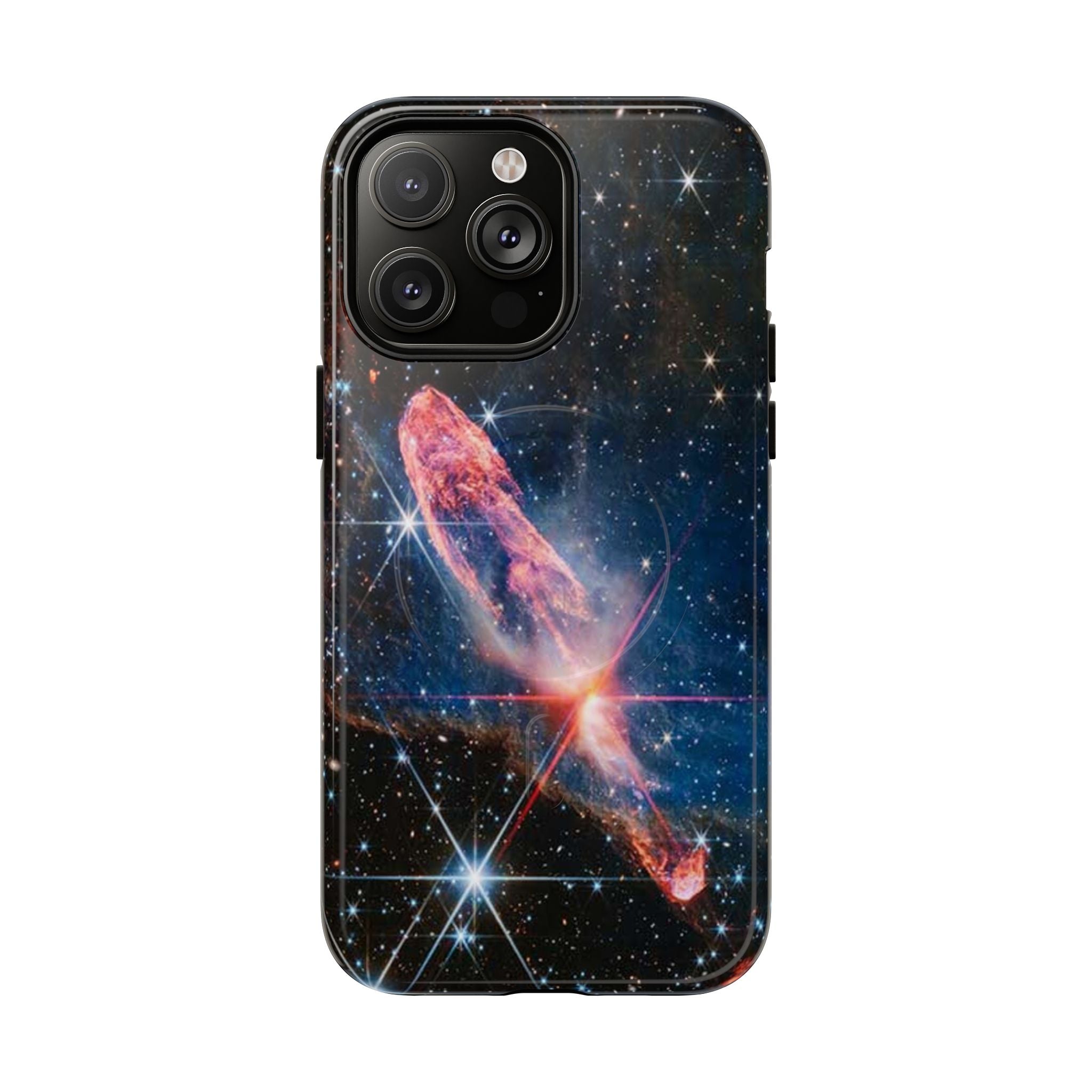 Coque de téléphone Nébuleuse Cosmique | Coque magnétique robuste, motif Galaxie spatiale