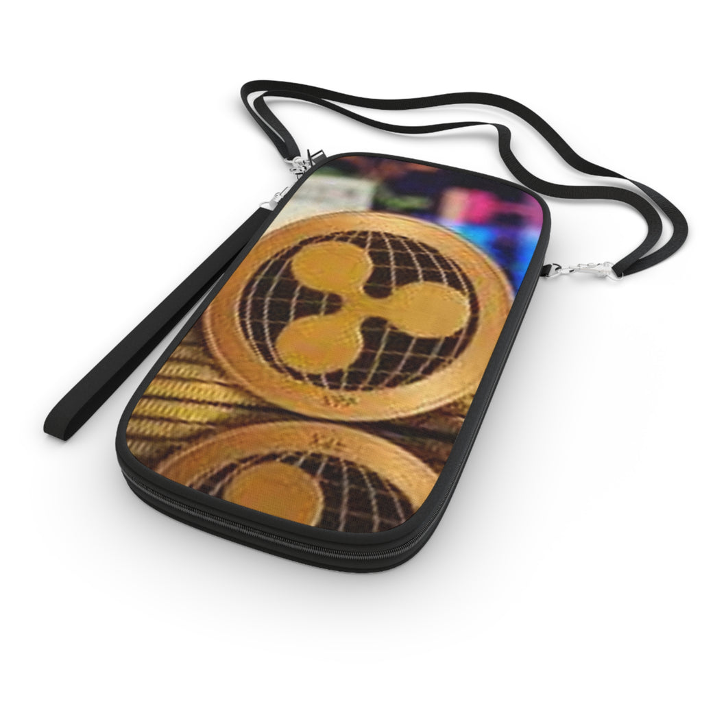 Ripple Coin Passport Wallet | Crypto Ripple Logo Travel Pouch