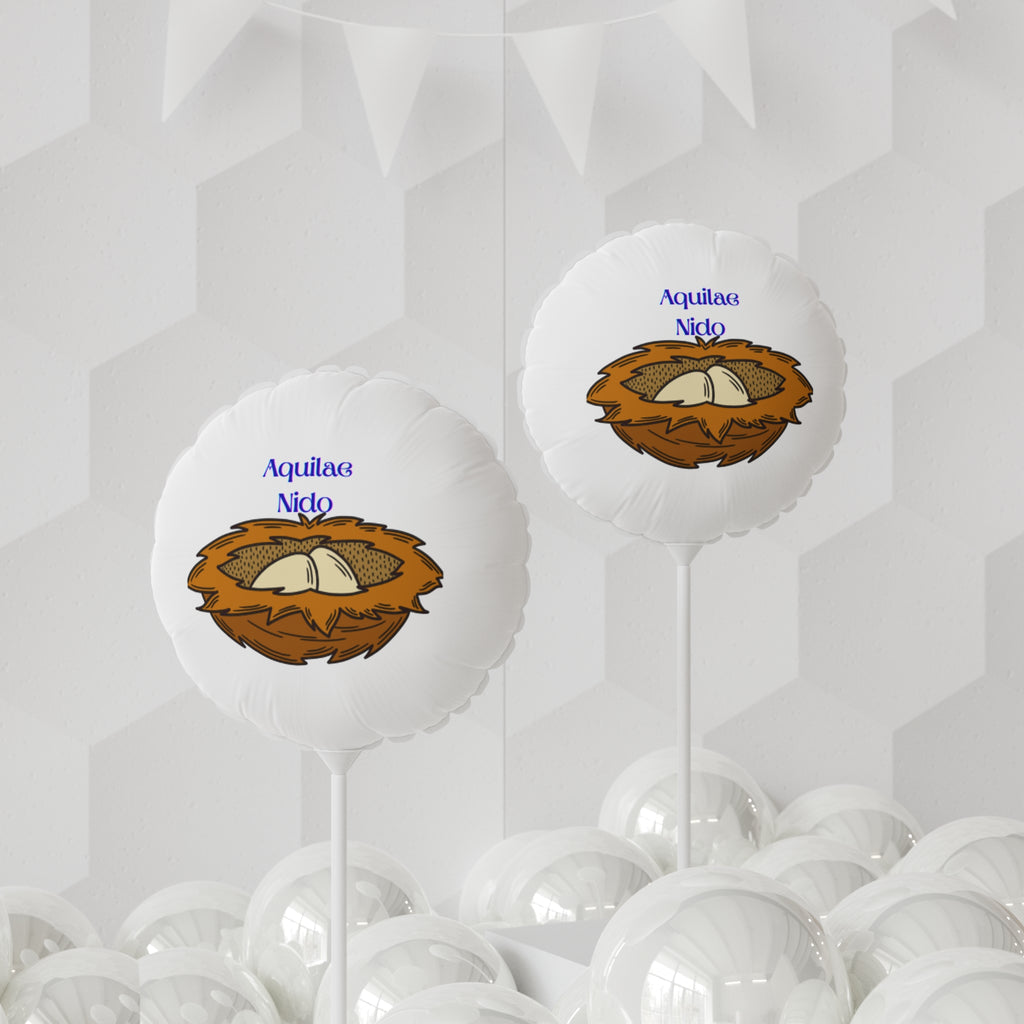 Bird Nest Illustration Balloon | 11" Round or Heart Balloon