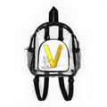 Gold Letter V Clear Stadium Backpack | Transparent School Bag