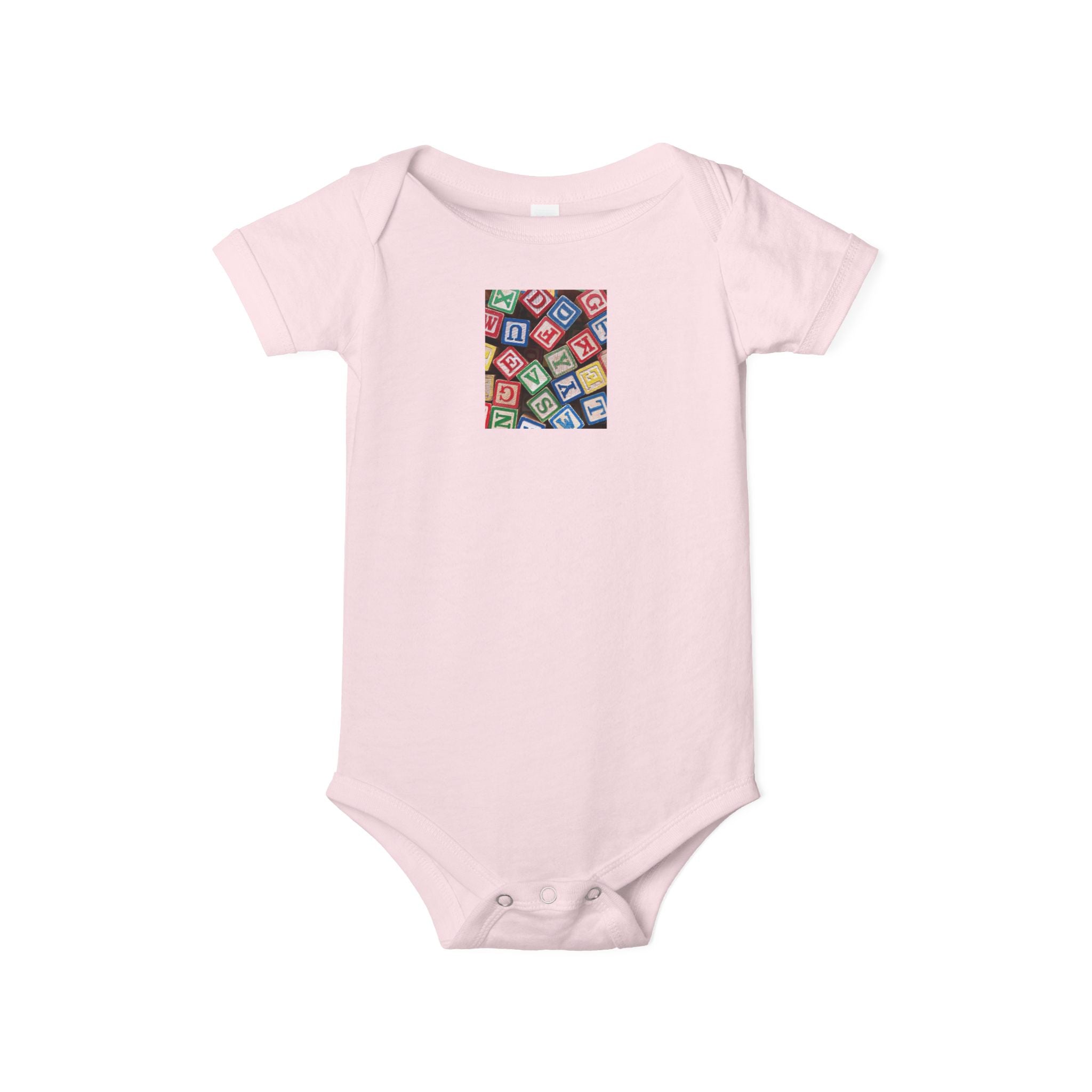 Grenouillère bébé Blocs Alphabet Colorés | Body pour bébé