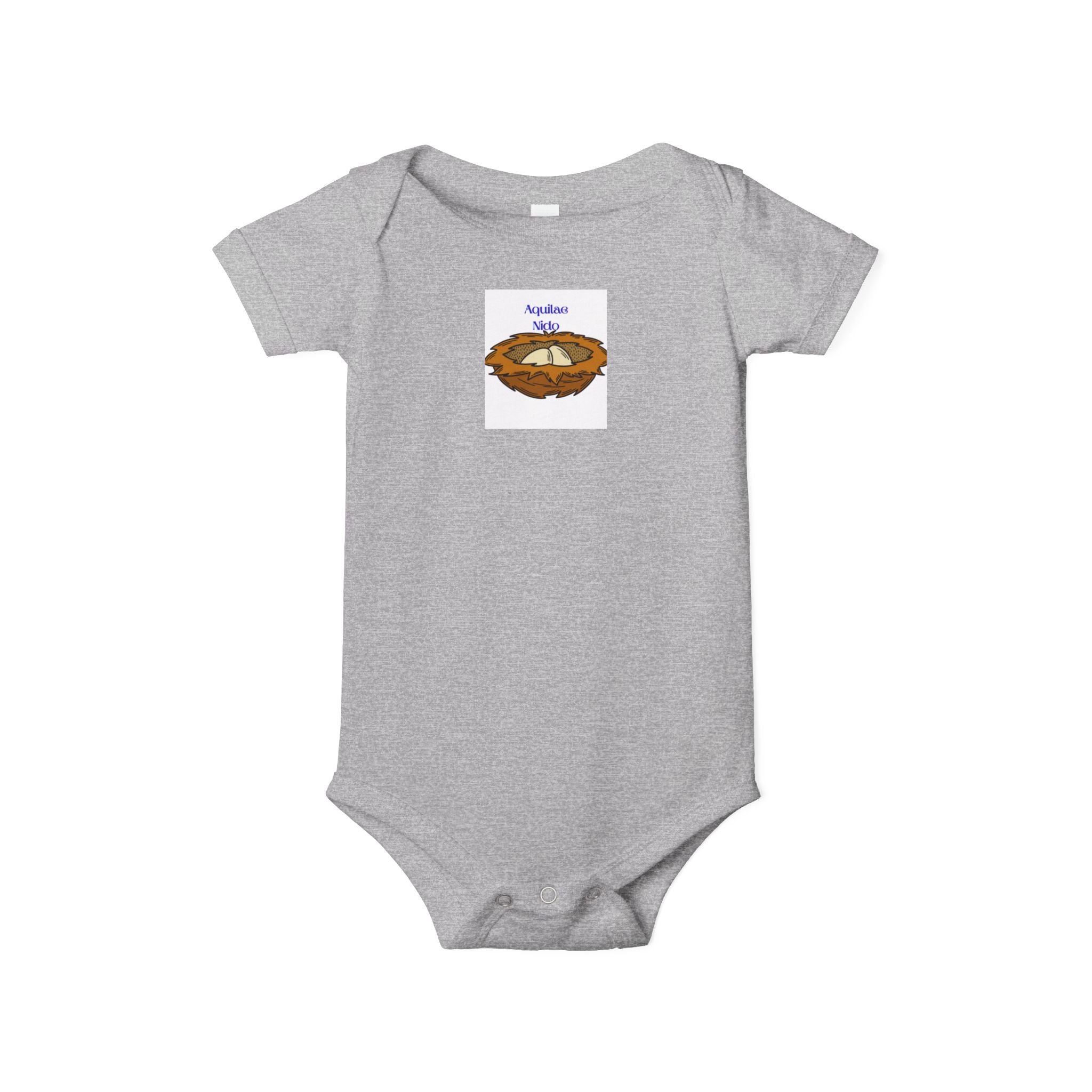 Baby Bird Nest Onesie | Infant One Piece with Nest Illustration