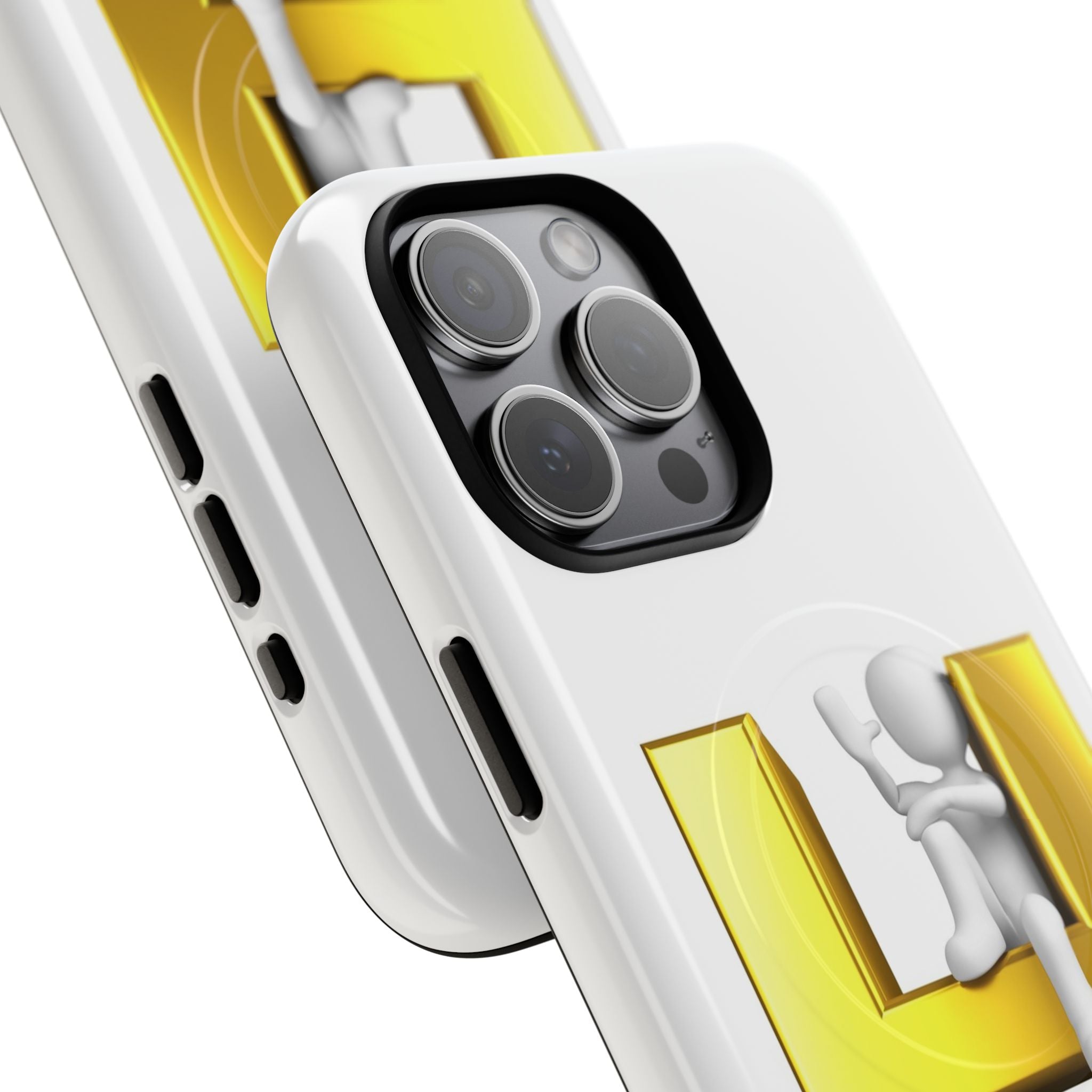 Gold Letter H Climber Phone Case | Tough Magnetic Case