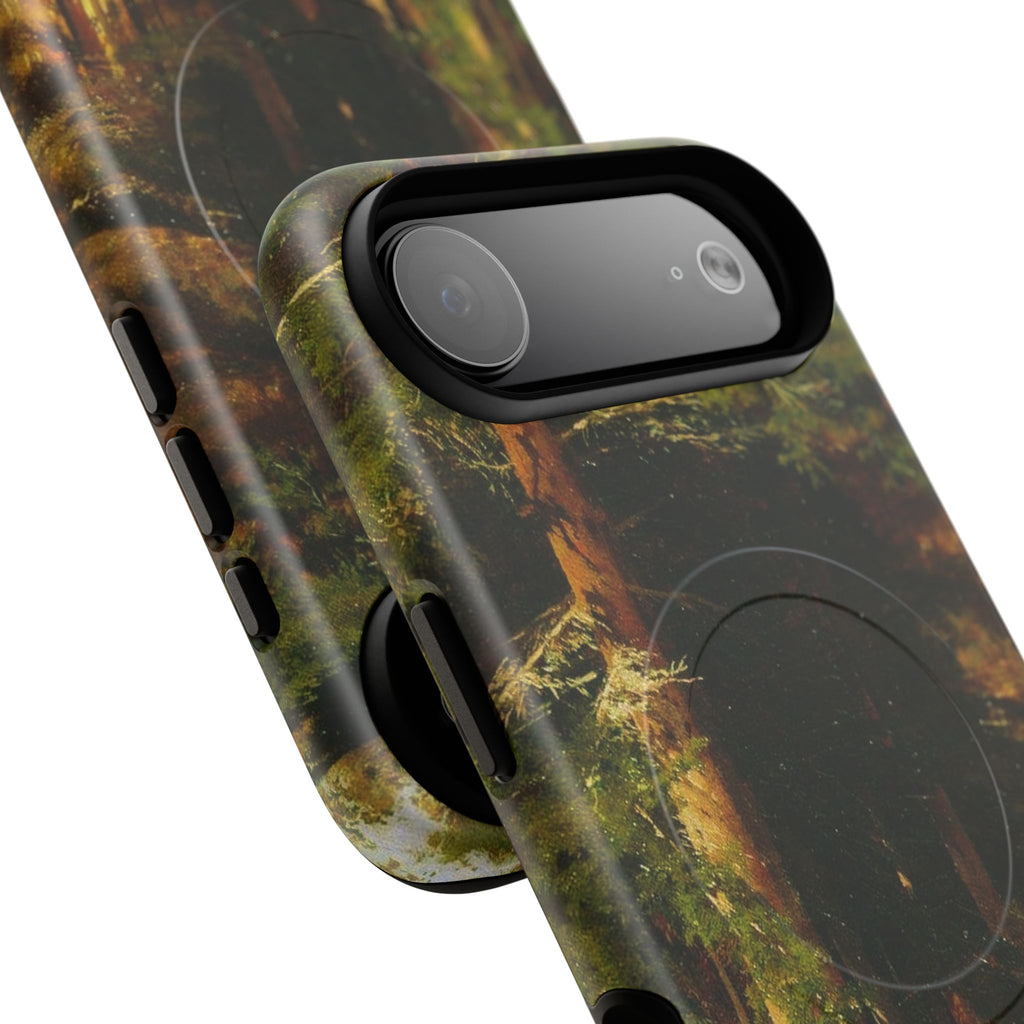 Autumn Forest Path phone case | Magnetic Tough Case, fall landscape art