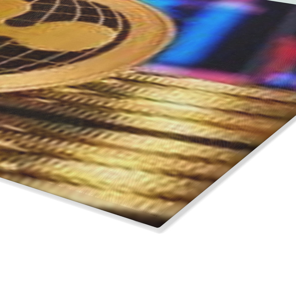 Ripple Crypto Coin Glass Cutting Board | Ripple Logo Kitchen Decor