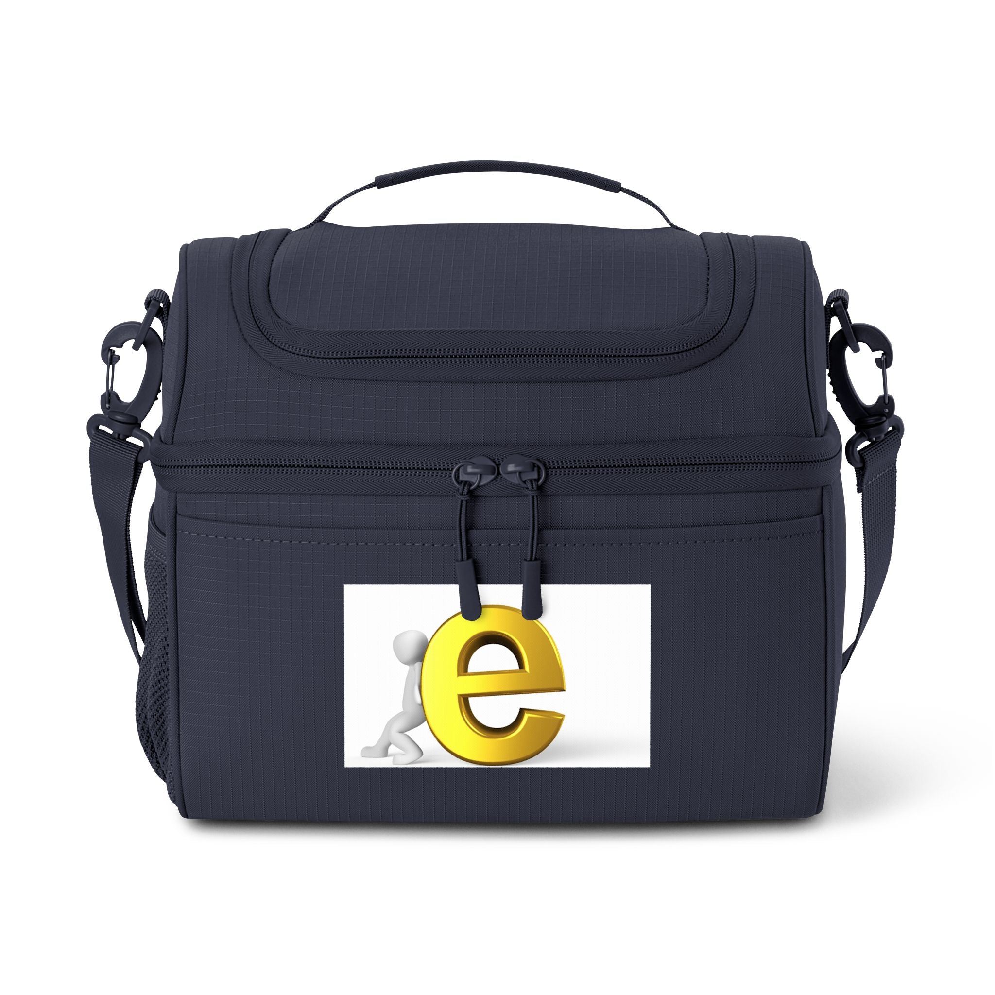 Sac isotherme 3D Yellow e Logo | Sac à déjeuner isotherme, bandoulière
