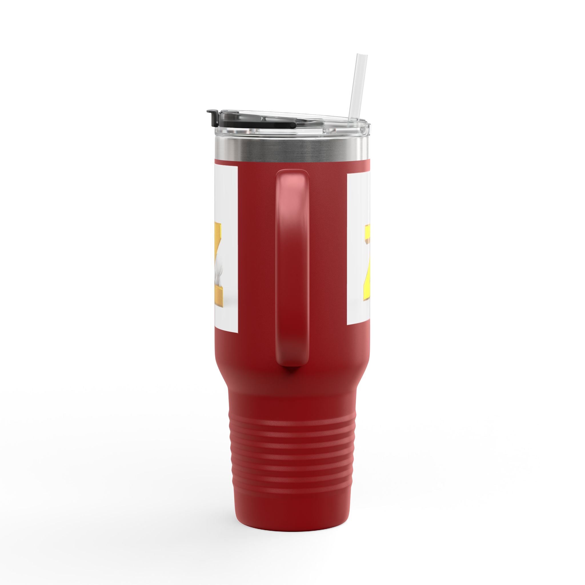 Gold Letter Z Monogram Travel Mug | 40oz Insulated Tumbler