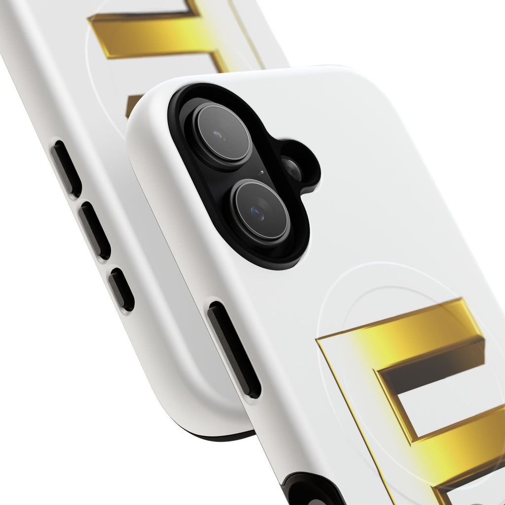 Gold Letter E monogram Phone Case | Magnetic Tough Case