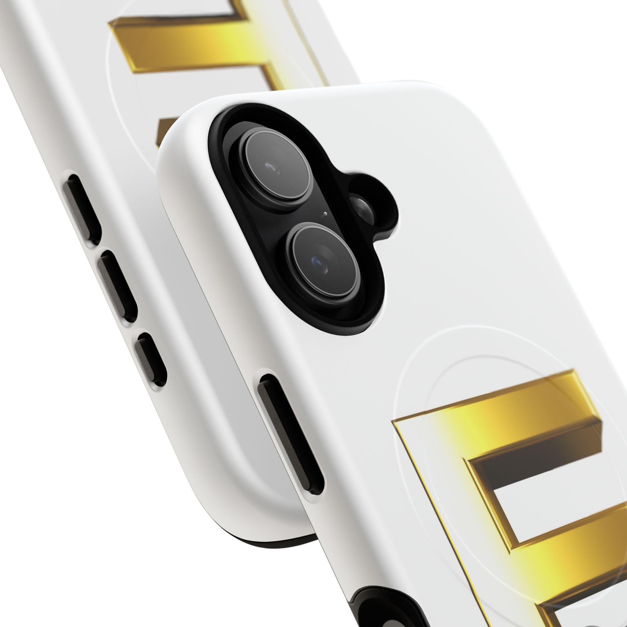 Gold Letter E monogram Phone Case | Magnetic Tough Case