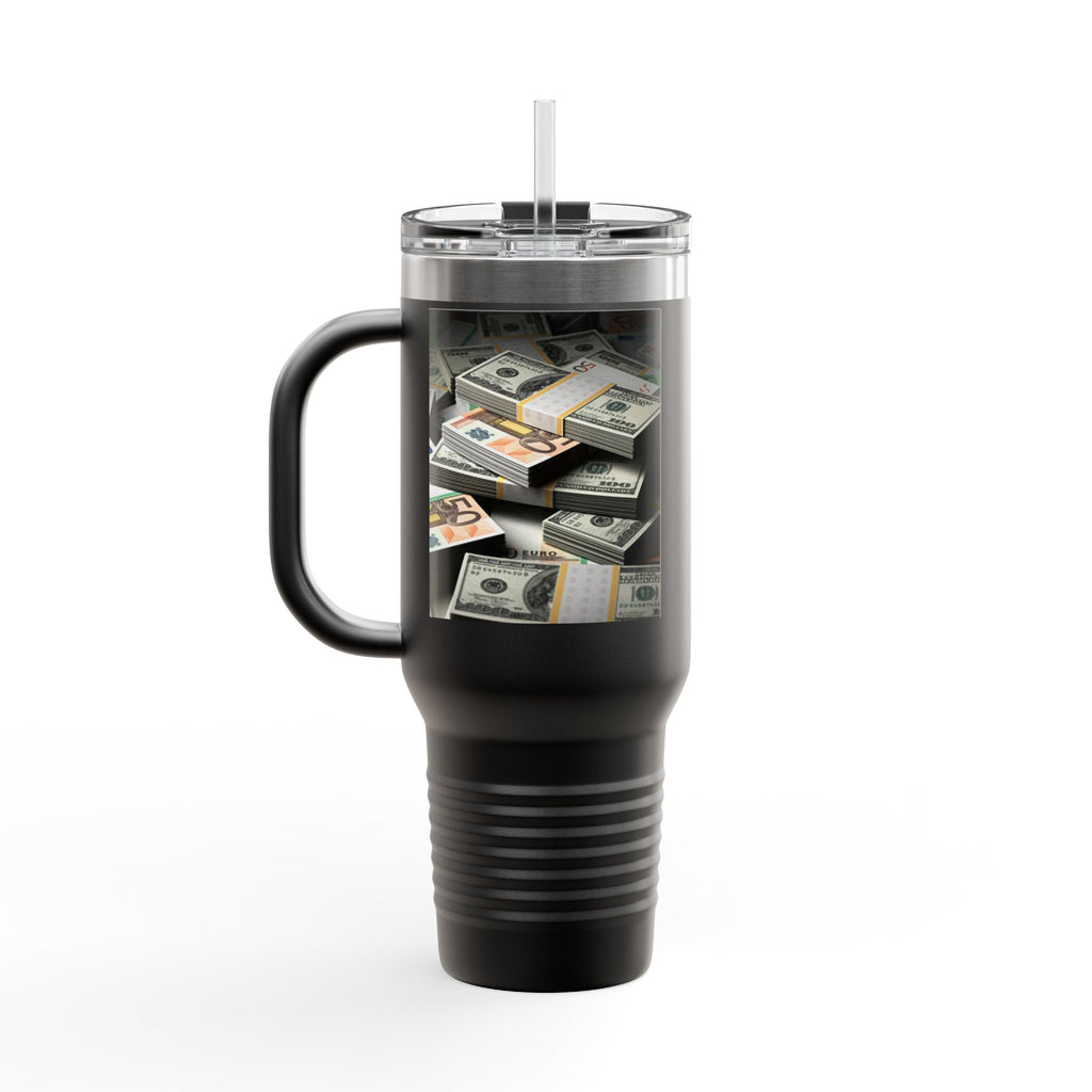 Stacked Cash Money design Insulated Travel Mug | 40oz