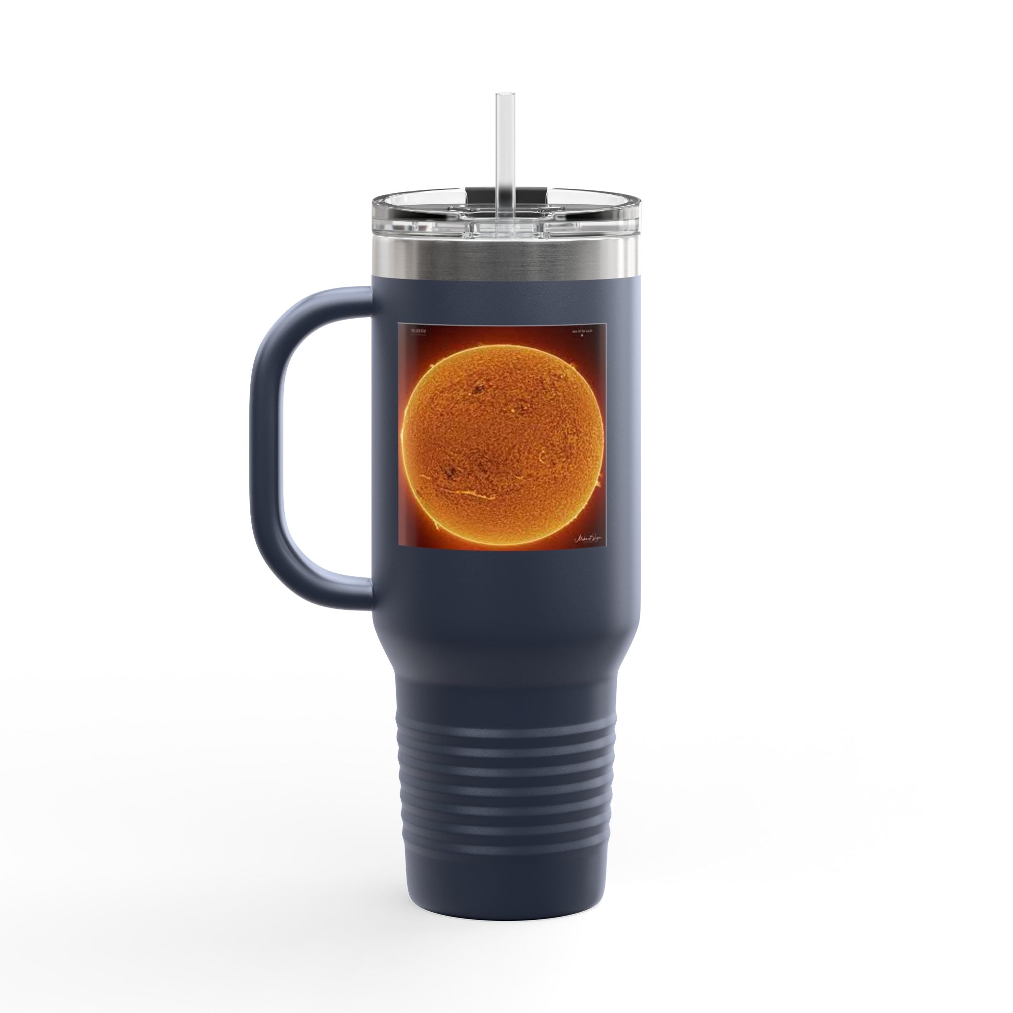 Sun Photo Travel Mug 40oz | Solar Disc Stainless Insulated Tumbler