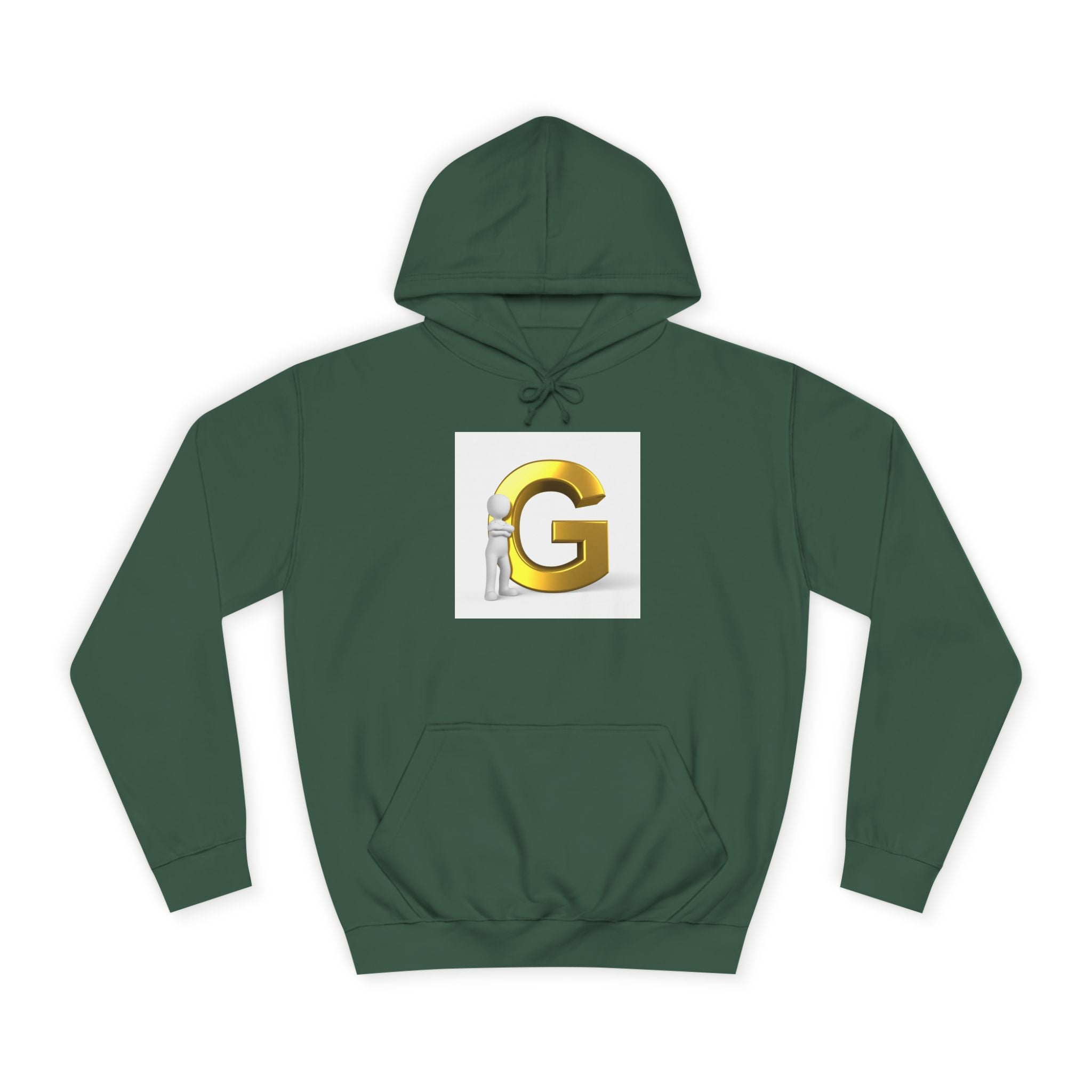 Gold Letter G Hoodie | Initial G Monogram sweatshirt