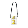 Yellow 3D Z Monogram Small Cell Phone Wallet | Crossbody Phone Pouch