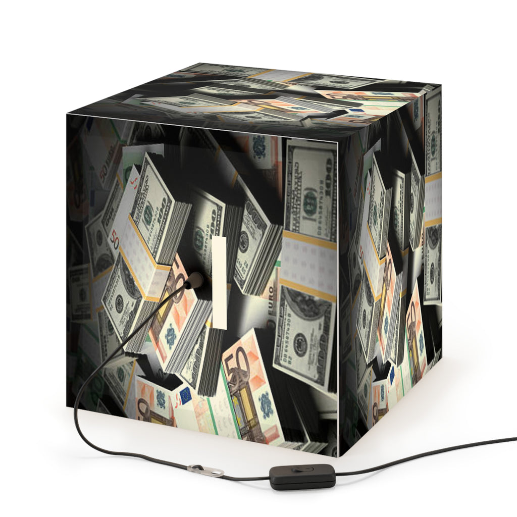 Stacks of Cash Light Cube Lamp | Money Pattern Hanging Light