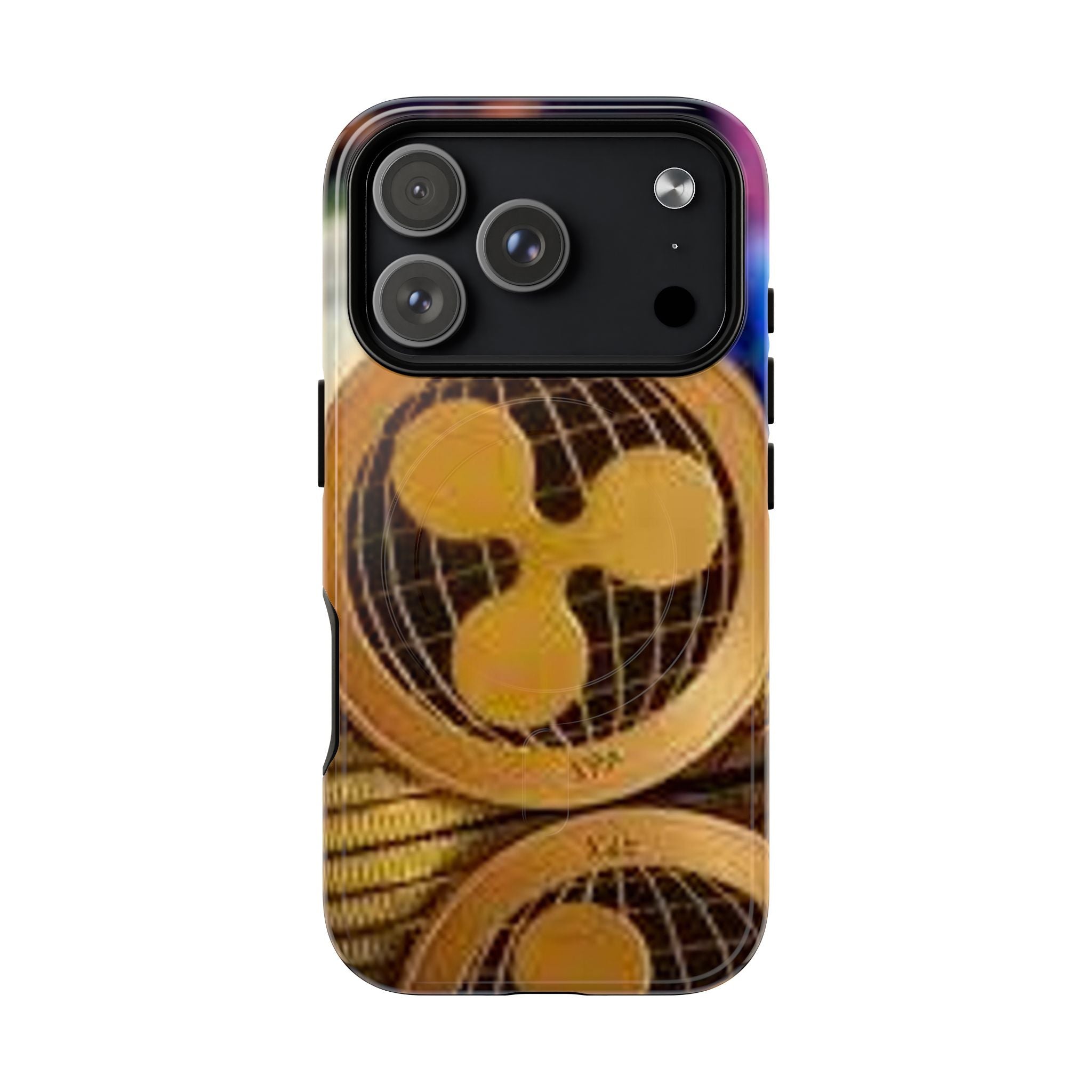 Coque de protection rigide magnétique design Ripple Coin | Coque de téléphone Crypto Ripple