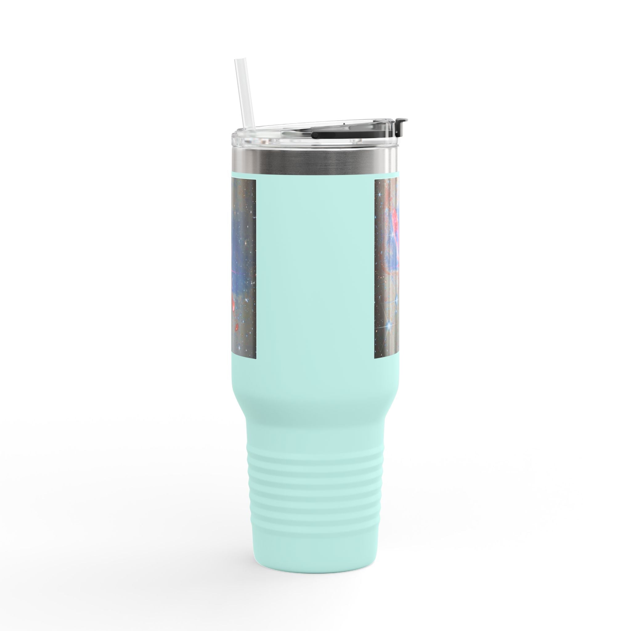 Mug de voyage isotherme 40oz Nébuleuse cosmique avec étoiles | Gobelet isotherme Galaxie spatiale