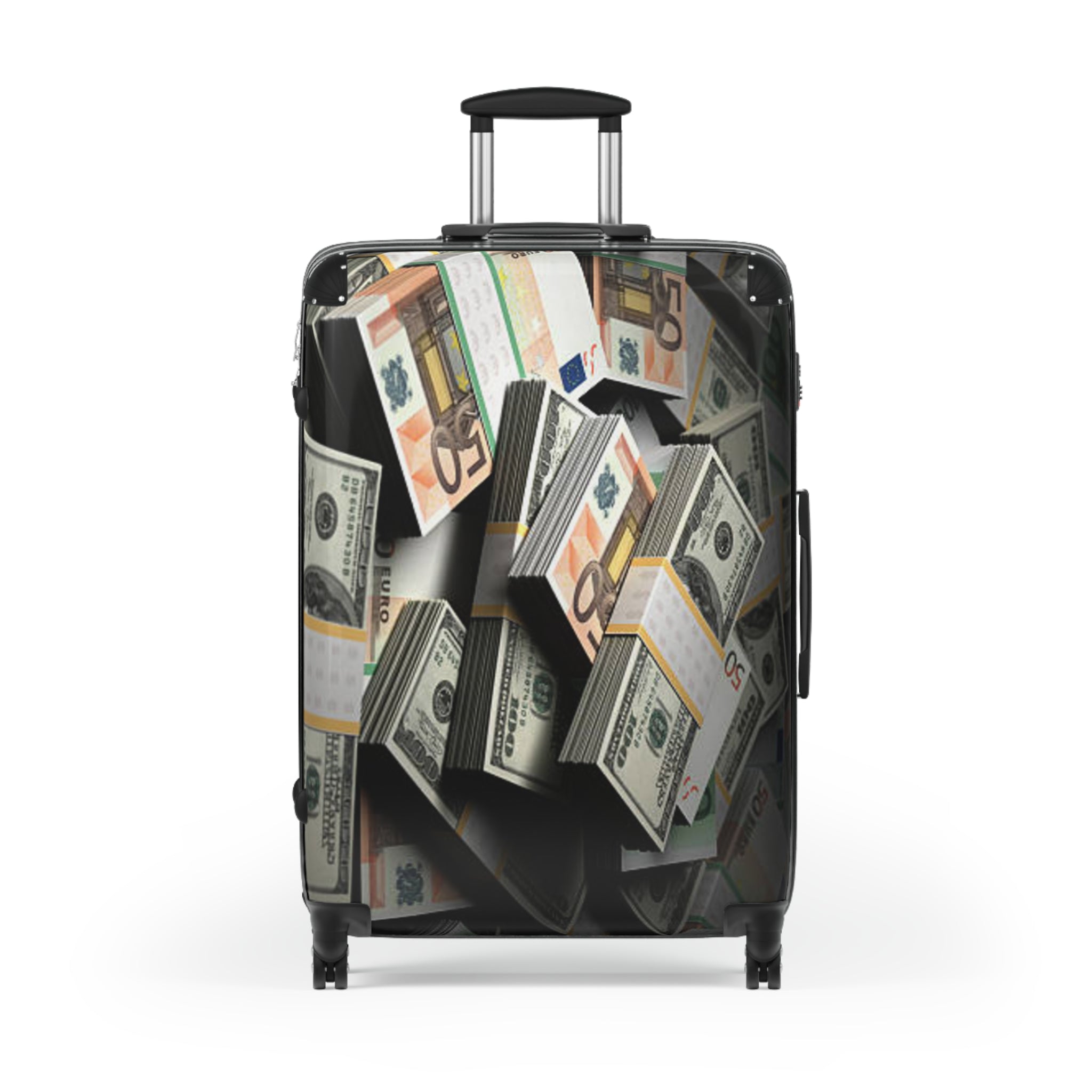 Stacks of Cash Suitcase | Money Print Luggage