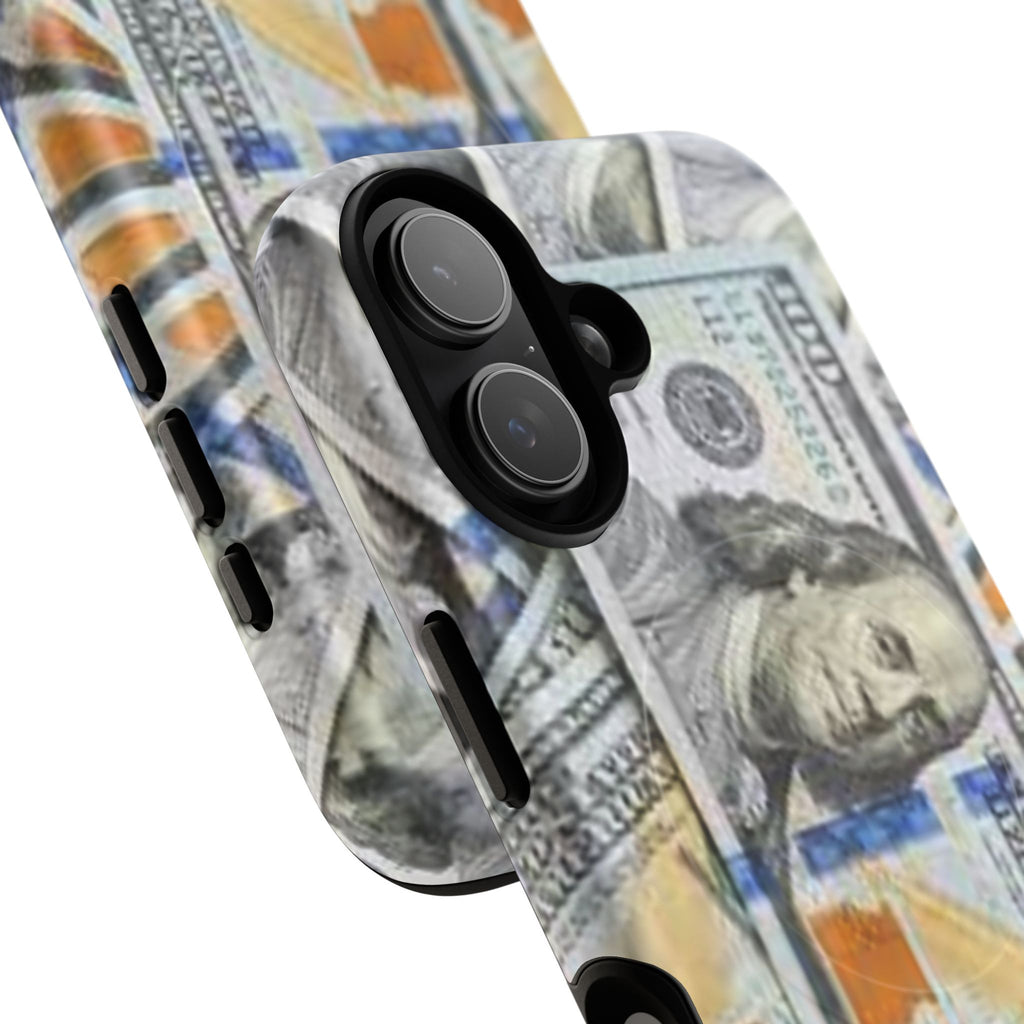 Hundred Dollar Bills Phone Case | Tough Magnetic Case, Money Pattern
