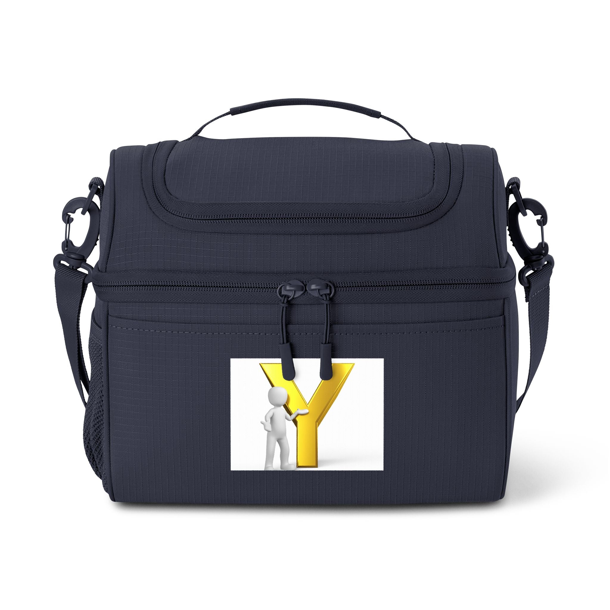 Yellow Y Letter Logo Cooler bag | Initial Monogram Cooler Bag