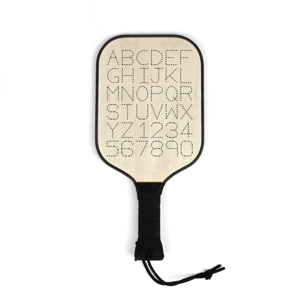 Alphabet Pattern Pickleball Paddle | Pickleball Kit