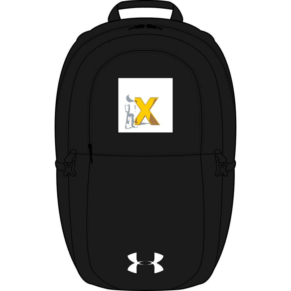 Yellow X Logo Backpack | Embroidered Sports Backpack