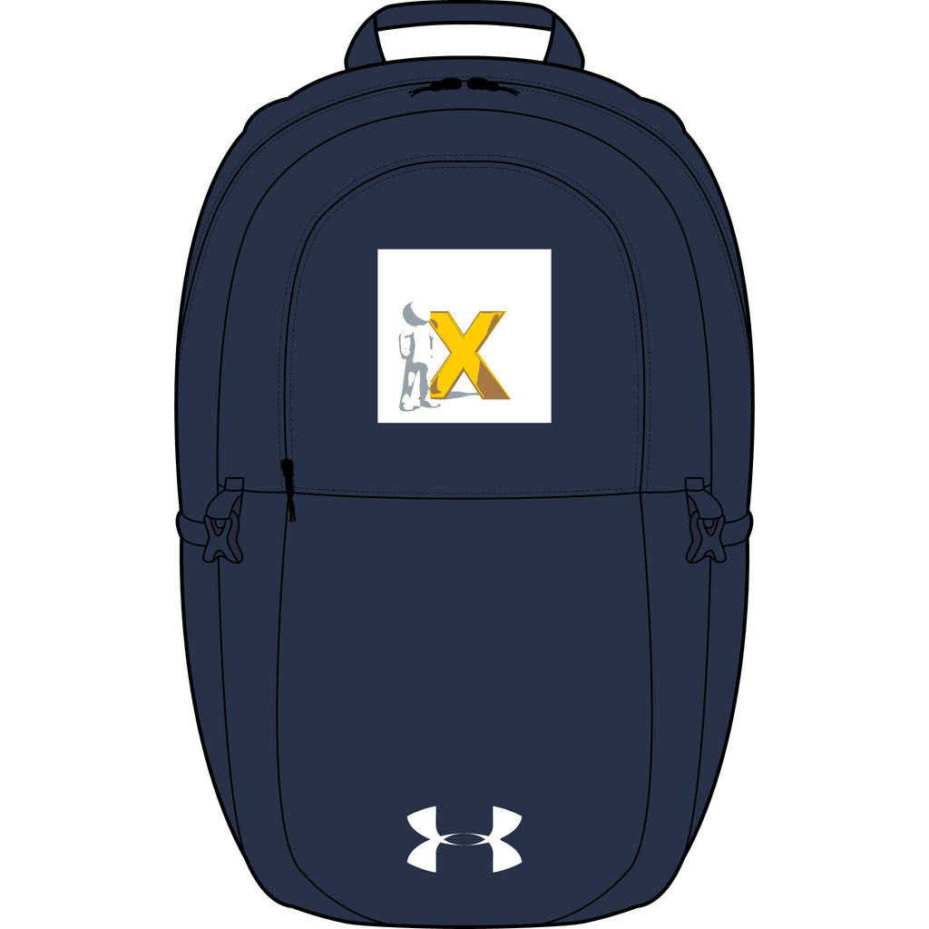 Yellow X Logo Backpack | Embroidered Sports Backpack