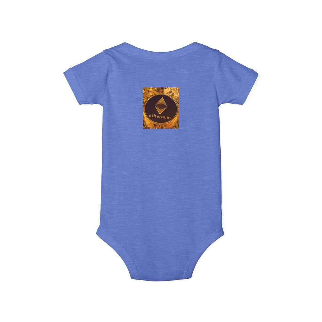 Ethereum Logo Infant Onesie | Crypto Baby Bodysuit