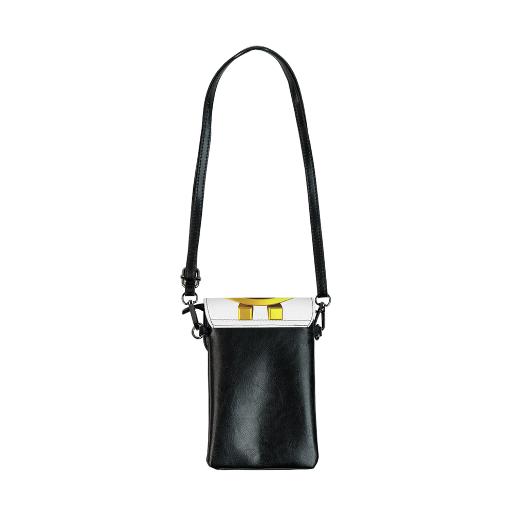 Gold letter Ö Graphic Small Cell Phone Wallet | Crossbody Phone Pouch