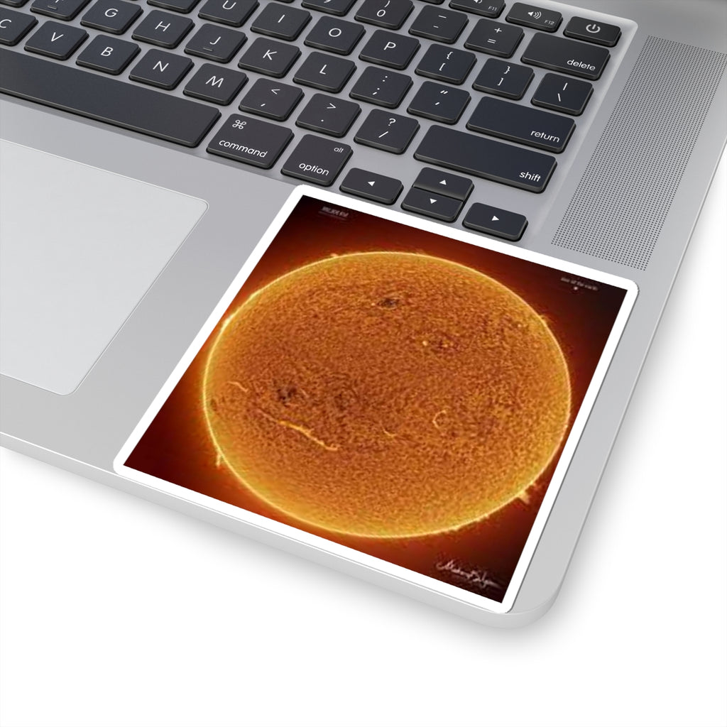 Solar Surface Sun Illustration Sticker | Kiss-Cut Sticker