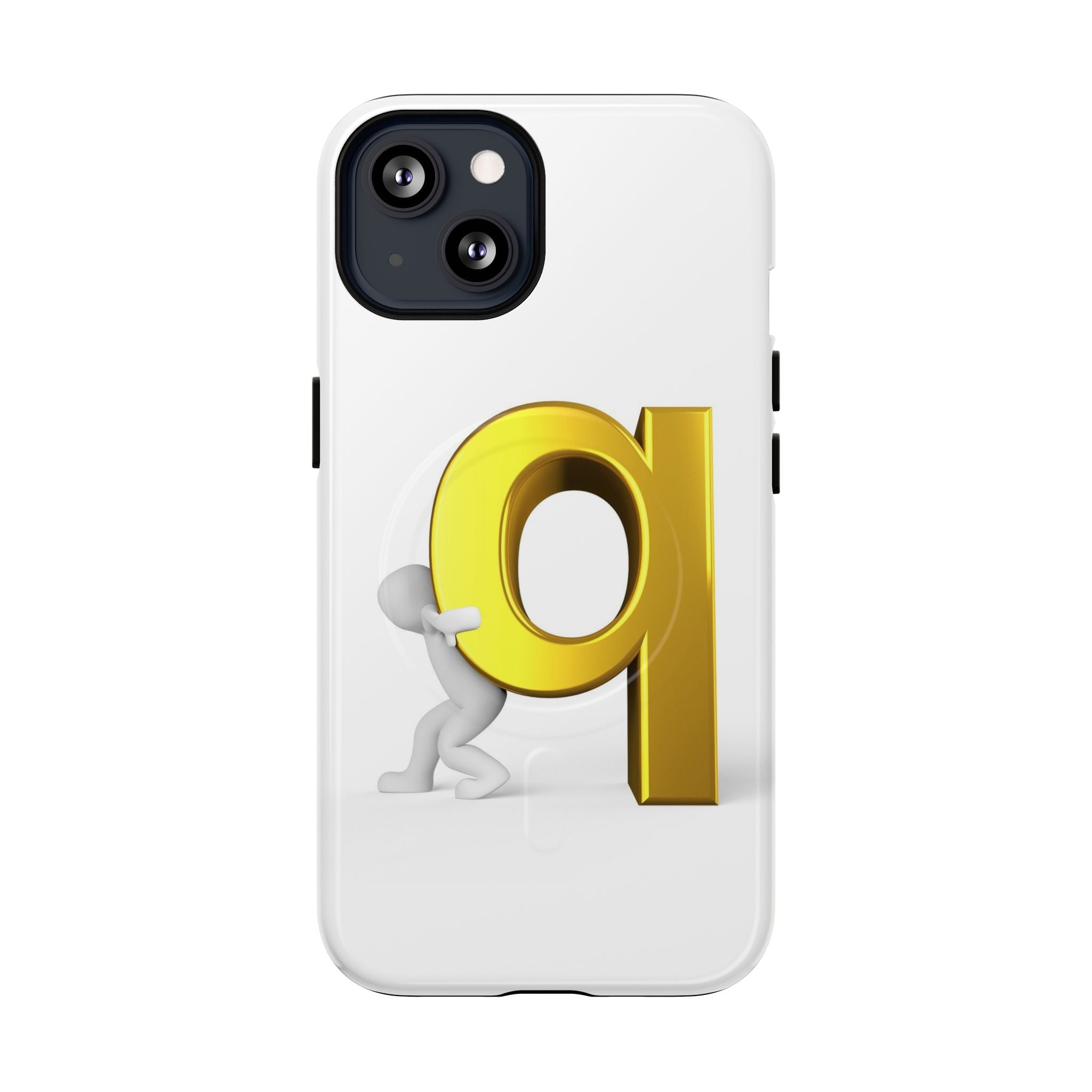 Coque de téléphone Lettre Q Dorée | Coque magnétique robuste