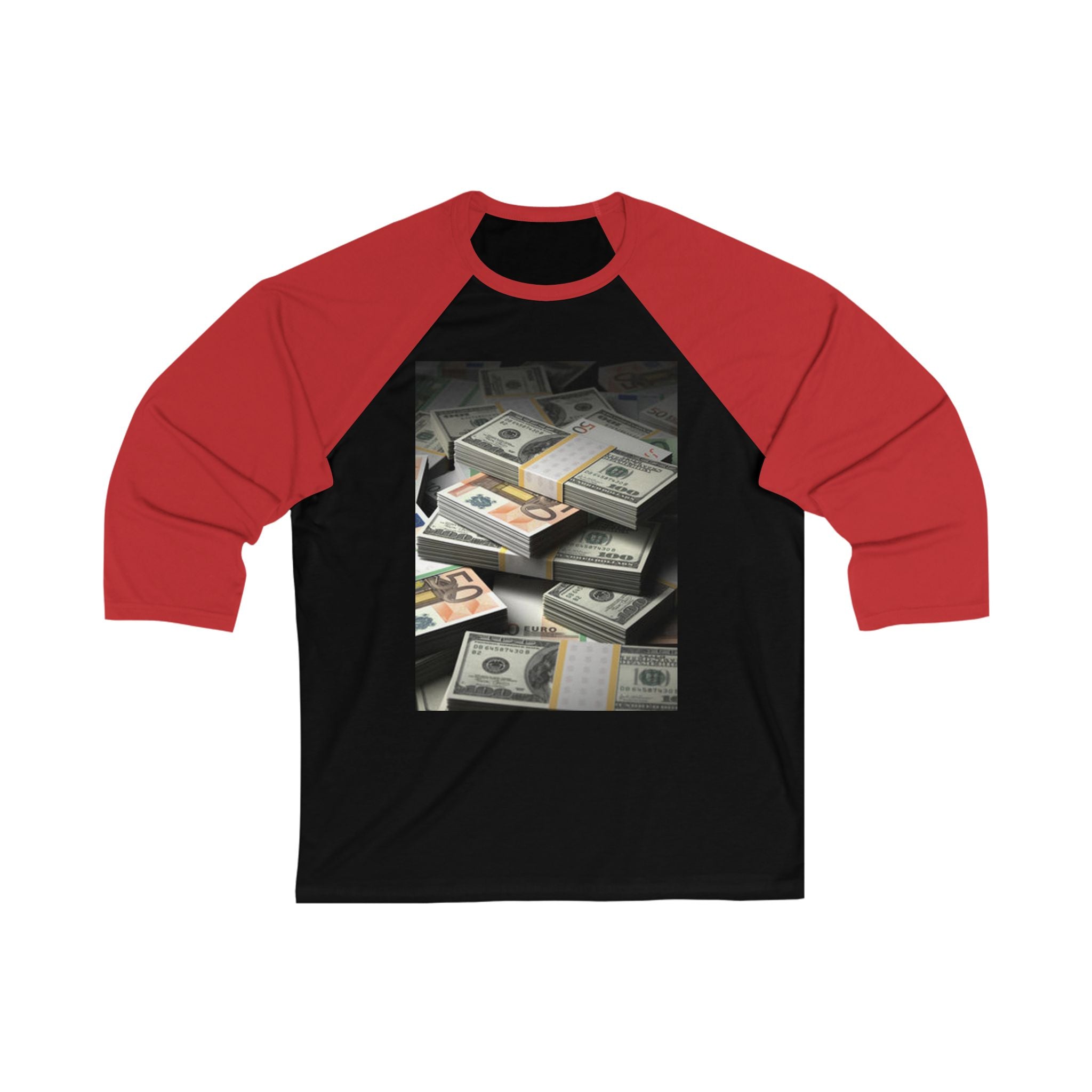 Unisex 3\4 Sleeve Baseball Tee
