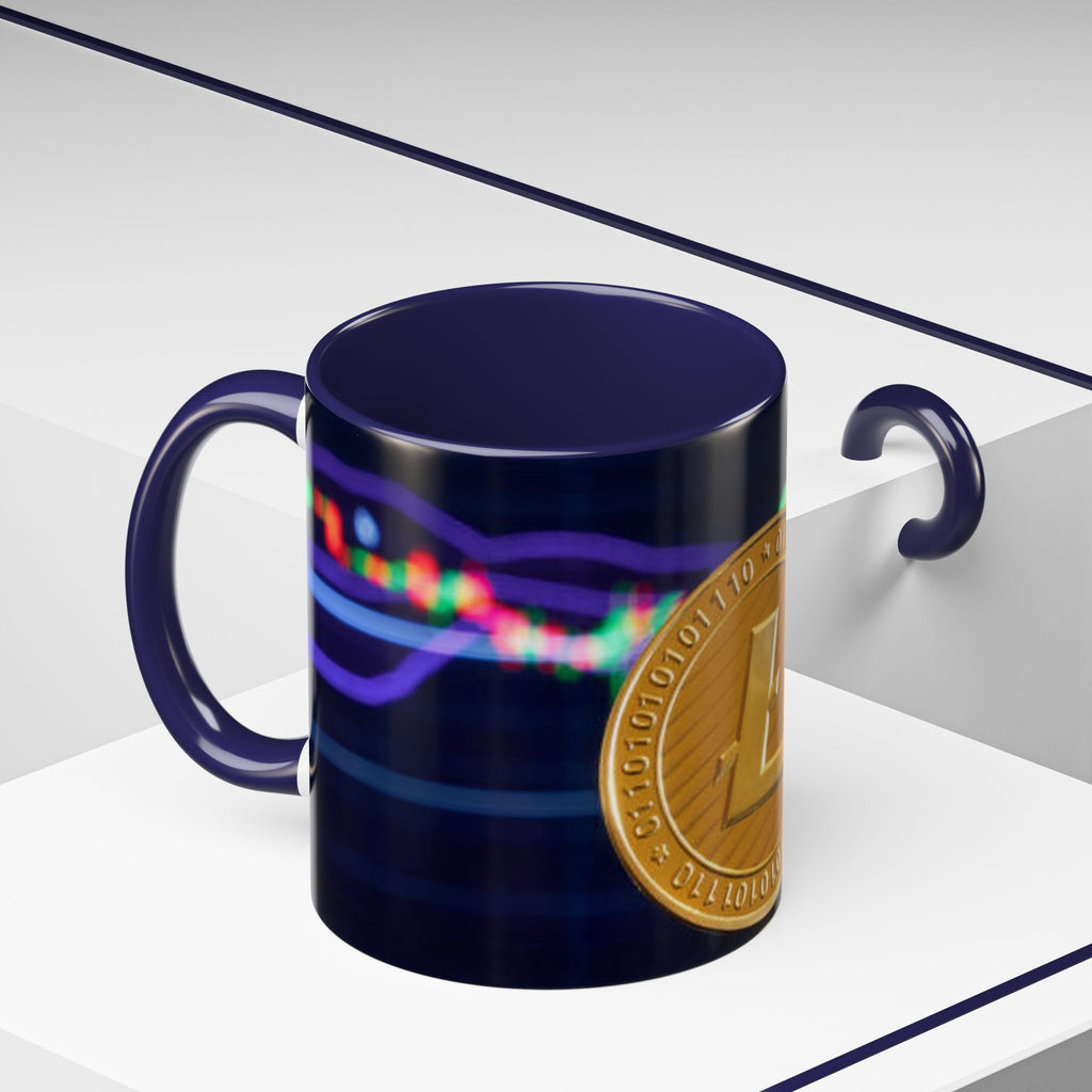 Litecoin Crypto Coin mug | Accent Coffee Mug